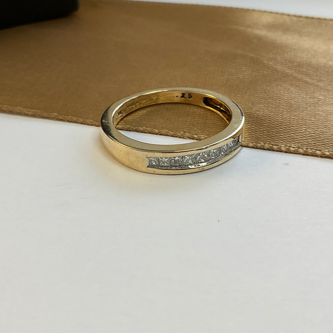 9ct Yellow Gold Diamond Eternity RIng