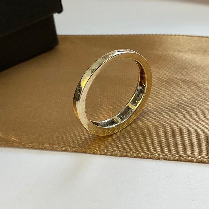 9ct Yellow Gold Diamond Eternity RIng