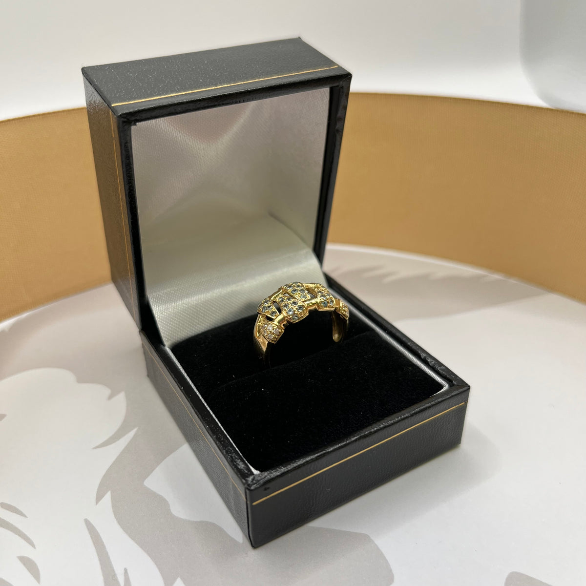 9ct Yellow Gold Diamond Dress Ring