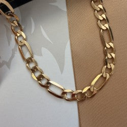 9ct Yellow Gold Figaro Chain - 20 Inch