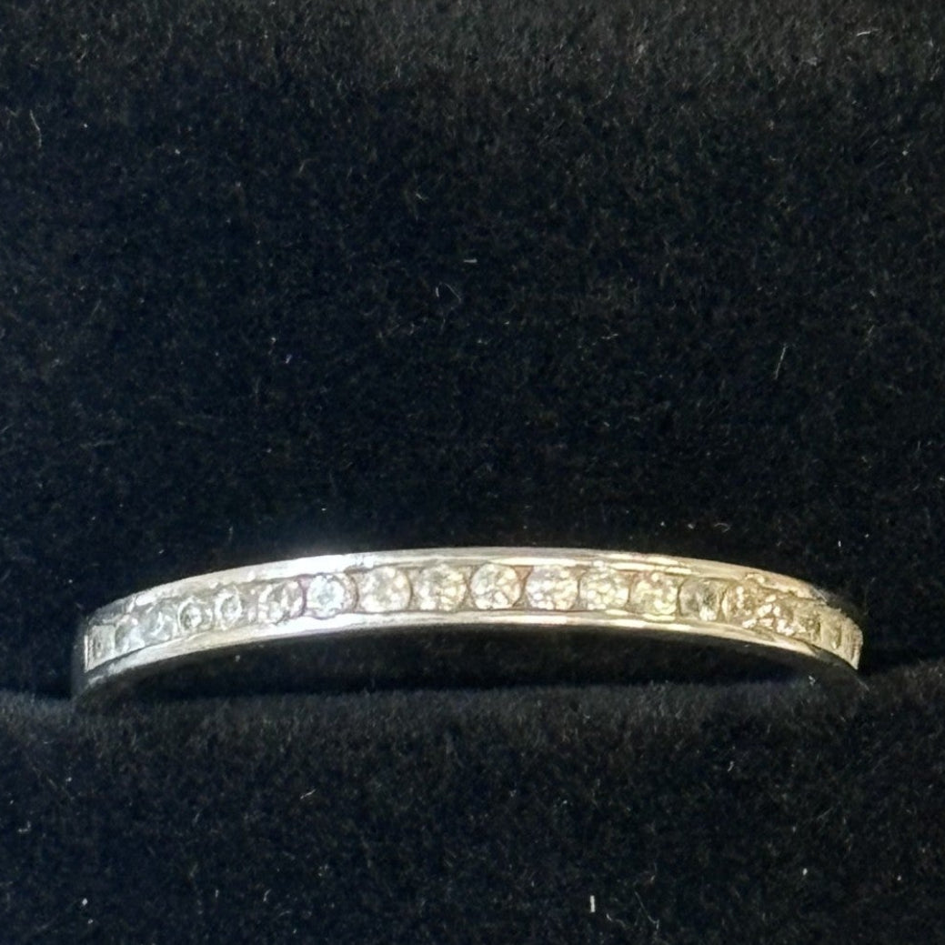 9ct Gold Diamond Half Eternity Ring