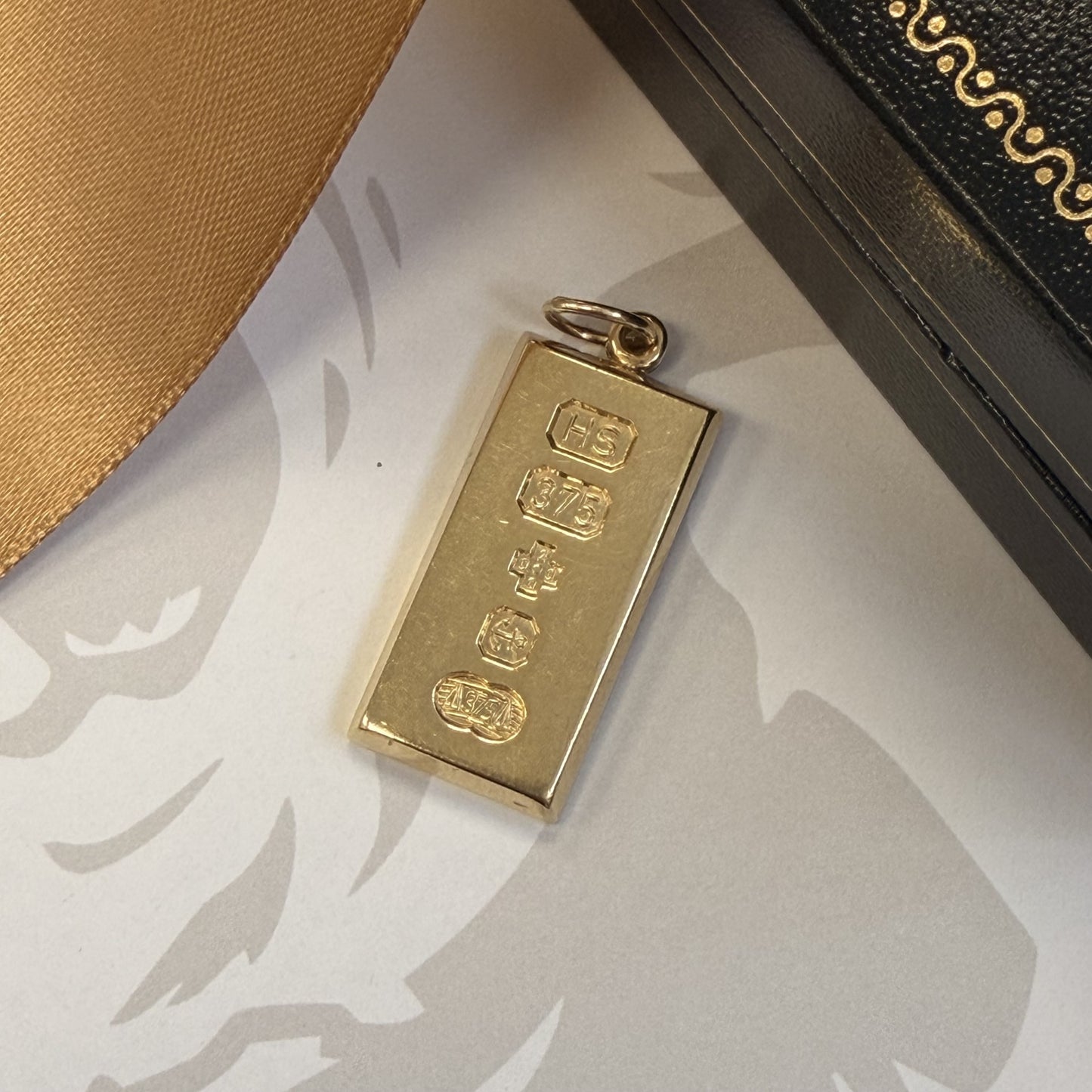 9ct Gold Half Oz Ingot Pendant