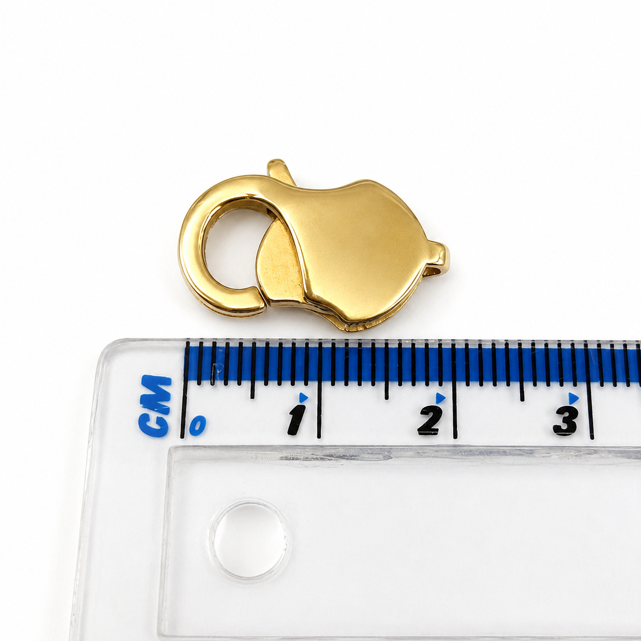 9ct Yellow Gold Large Trigger Lobster Fastener - 20mm