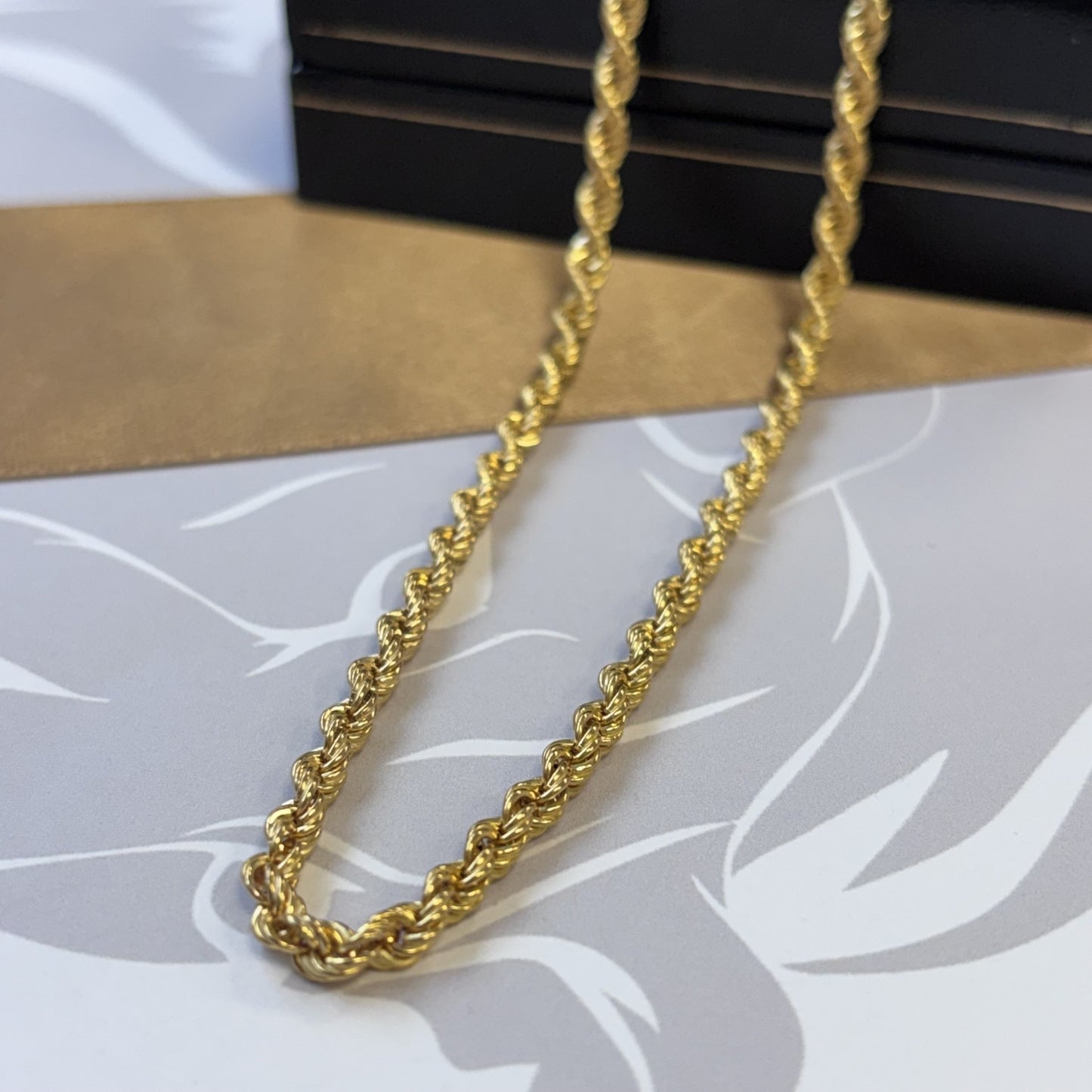 9ct Gold Rope Chain – 20 Inch