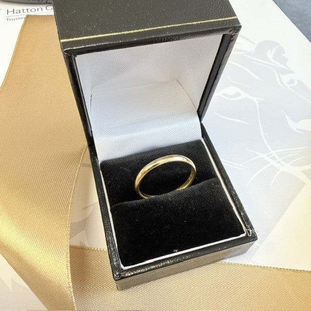 22ct Yellow Gold Wedding Ring 2.5mm Court