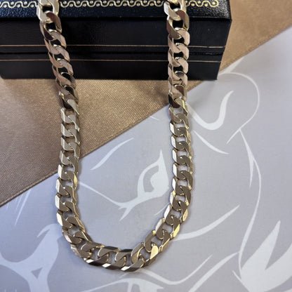 9ct Gold Curb Chain Solid Gold – 21 Inch