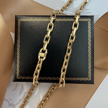 9ct Yellow Gold Fancy Link Chain - 30 Inch