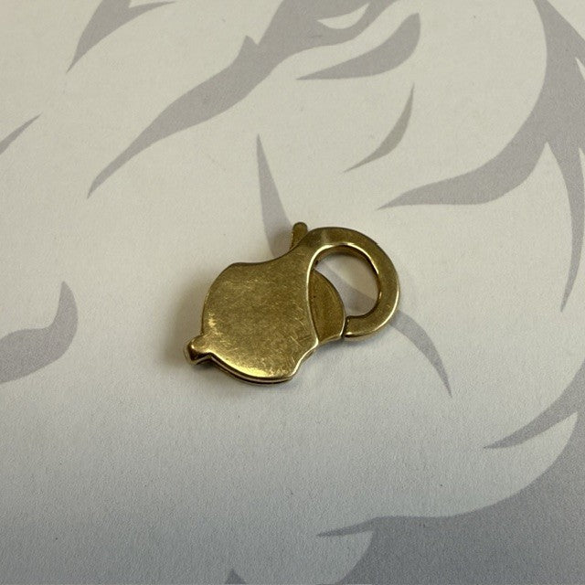 9ct Yellow Gold Large Trigger Lobster Fastener - 20mm