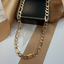 9ct Yellow Gold Figaro Chain - 20 Inch