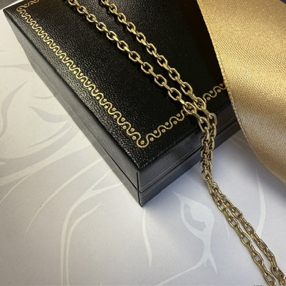 9ct Yellow Gold Belcher Chain Solid Gold - 20 Inch
