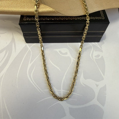 9ct Gold Belcher Chain Solid Gold - 18 Inch