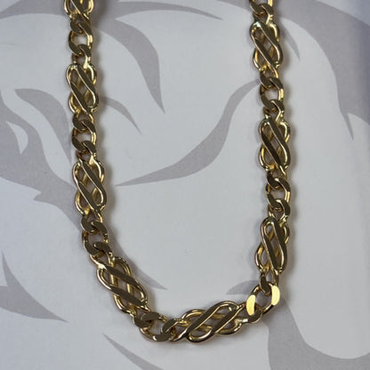9ct Gold Celtic Link Solid Gold Chain – 24 Inch