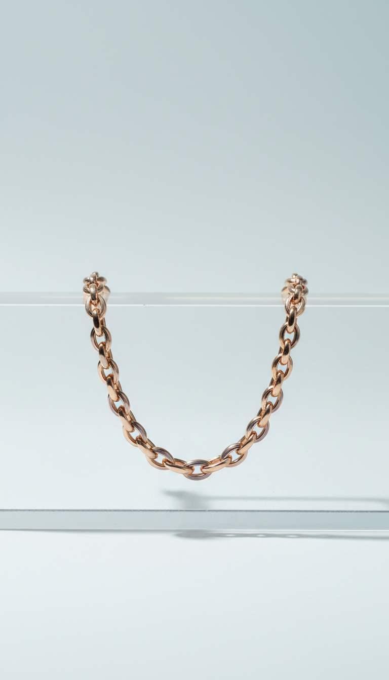 Rose Gold Slim Chain Necklace