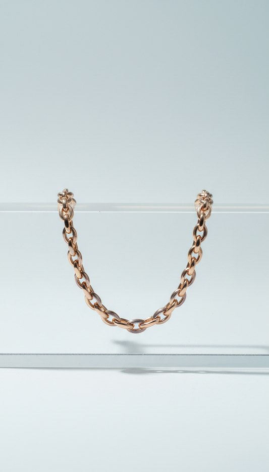 Rose Gold Slim Chain Necklace