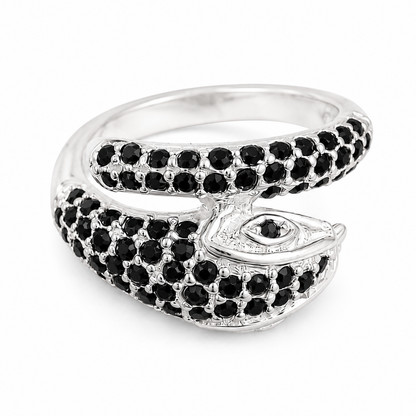 Sterling Silver Snake Ring - Size M