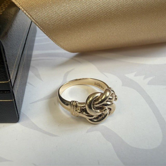 9ct Yellow Gold Knot Ring Solid Gold