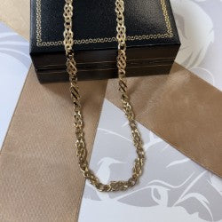 9ct Gold Celtic Link Solid Gold Chain – 24 Inch