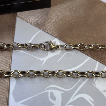 9ct Gold Belcher Chain – 20 Inch