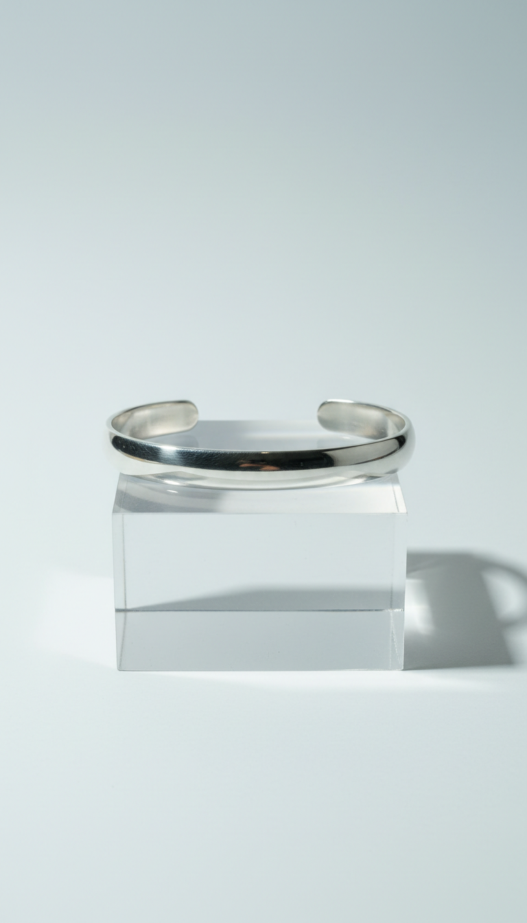 Sterling Silver Minimalist Cuff Bracelet