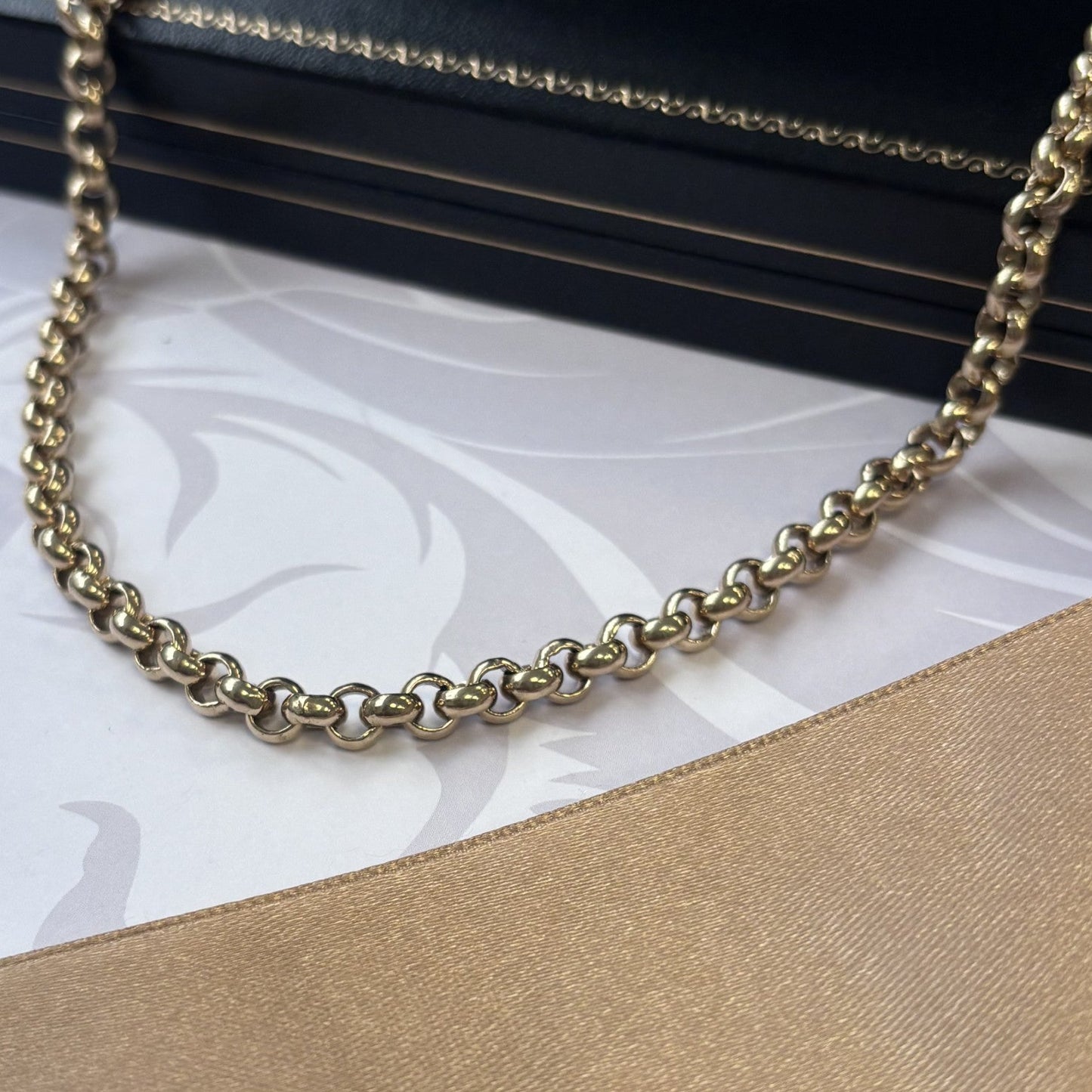9ct Gold Belcher Chain – 20 Inch
