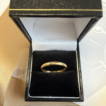 22ct Yellow Gold Wedding Ring 2.5mm Court