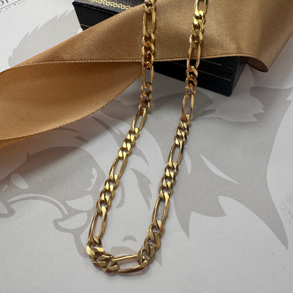 9ct Gold Figaro Chain 28 Inch