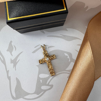 9ct Gold Cross Pendant