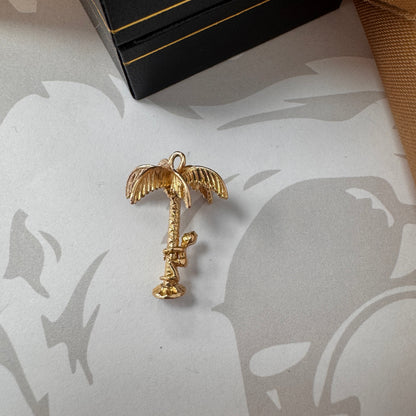 9ct Gold Palm Tree Charm