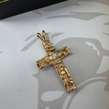 9ct Gold Cross Pendant
