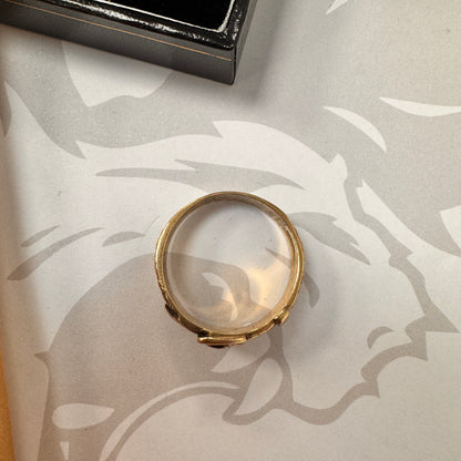 9ct Yellow Gold Vintage Buckle Ring