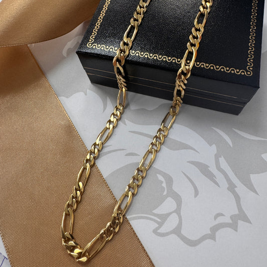 9ct Gold Figaro Chain 28 Inch