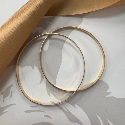 9ct Yellow Gold Set of Two Detailed Bangles