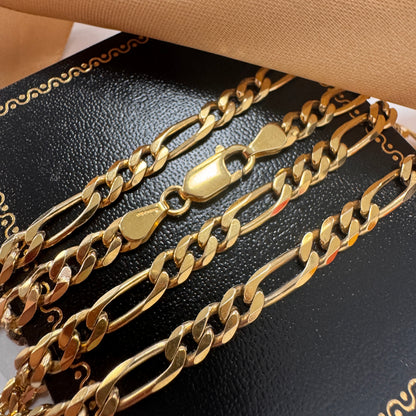 9ct Gold Figaro Chain 28 Inch