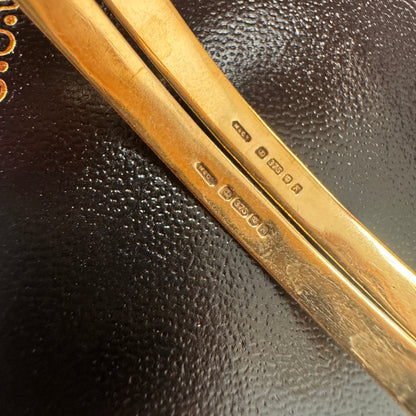 9ct Yellow Gold Set of Two Detailed Bangles