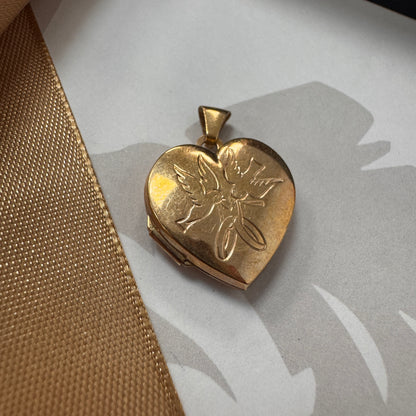 9ct Yellow Gold “Always and Forever” Heart Locket