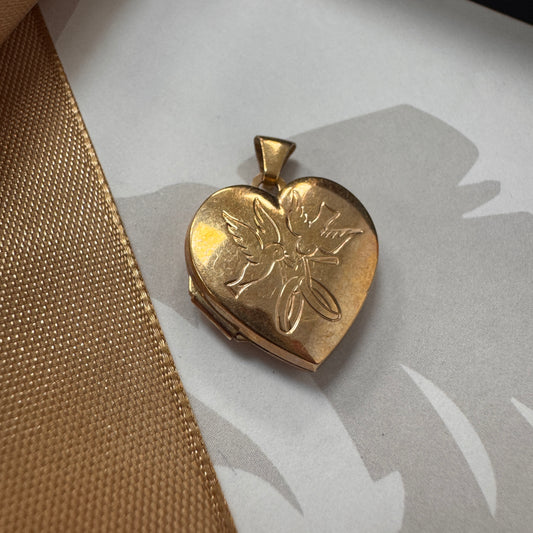 9ct Yellow Gold “Always and Forever” Heart Locket