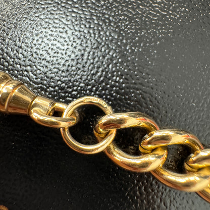 9ct Gold Albert Chain with T-Bar 18 Inch