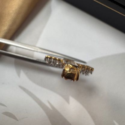 9ct Gold Diamond Cross Pendant