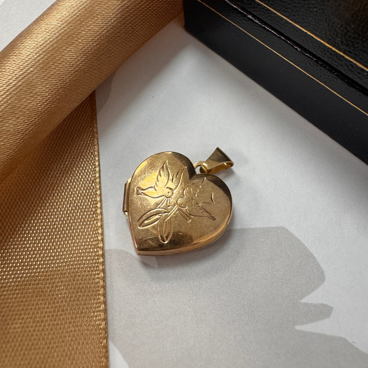 9ct Yellow Gold “Always and Forever” Heart Locket