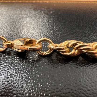 9ct Gold Rope Chain 20 Inch