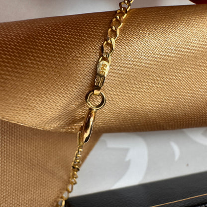 9ct Gold Fine Curb Chain 20 Inch