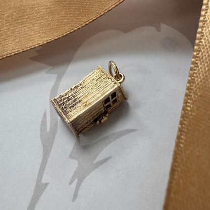 9ct Gold Opening Novelty Toilet Charm Pendant