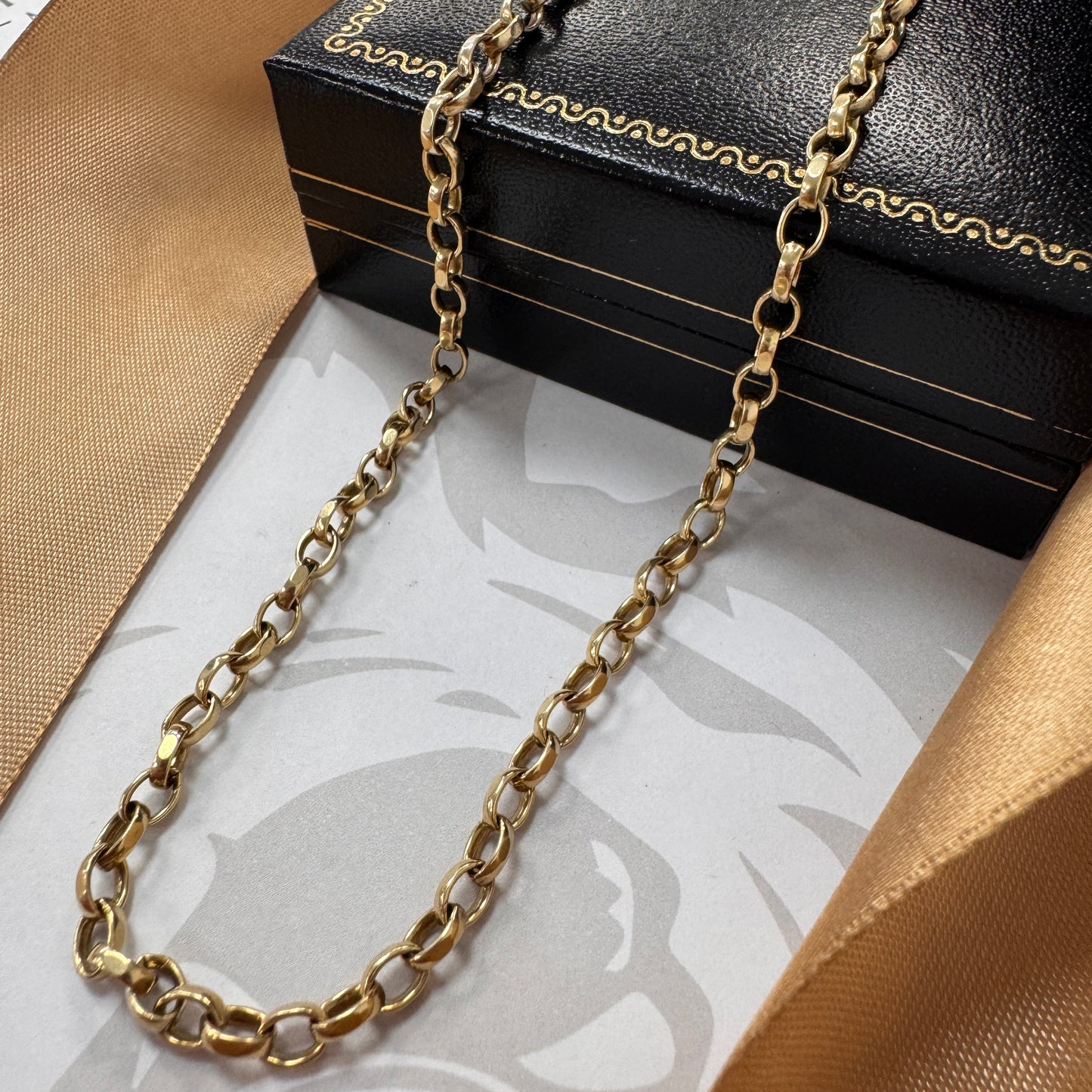 9ct Gold Belcher Chain 21 Inch