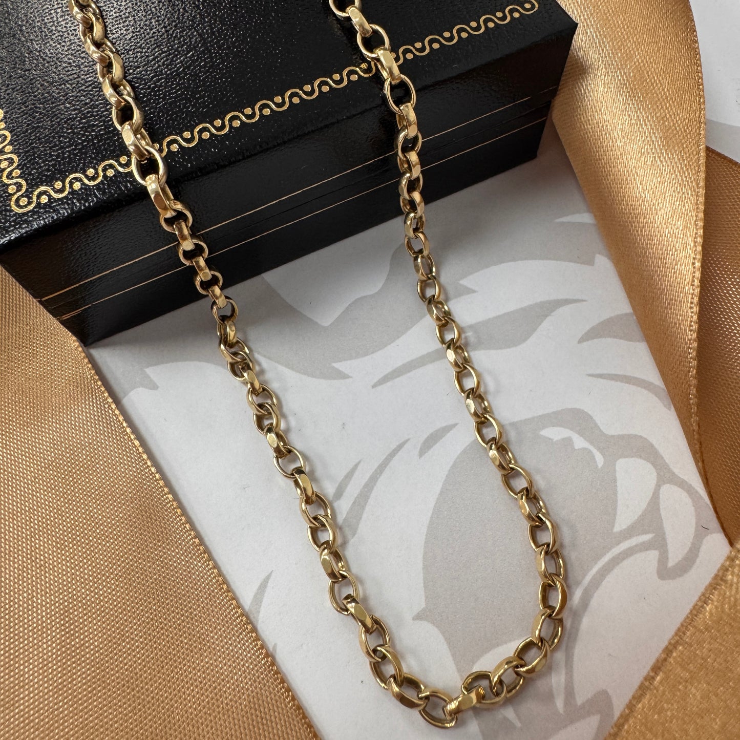 9ct Gold Belcher Chain 21 Inch