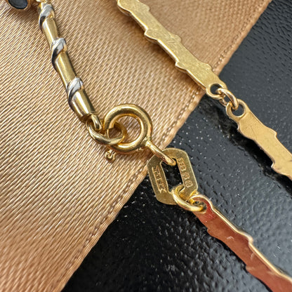 9ct Yellow Gold Sapphire Bracelet – 7 Inches
