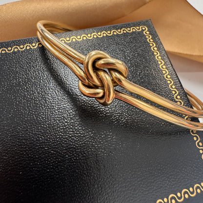 9ct Yellow Gold Knot Bangle