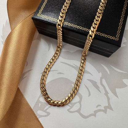 9ct Gold Curb Chain 18 Inch