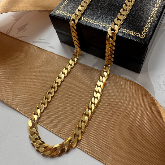 9ct Gold Curb Chain 26 Inch
