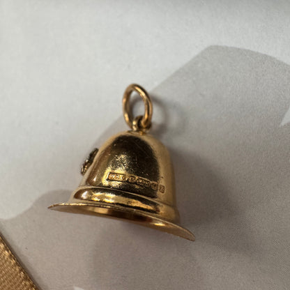 9ct Yellow Gold Police Helmet Charm