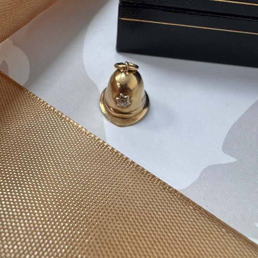 9ct Yellow Gold Police Helmet Charm